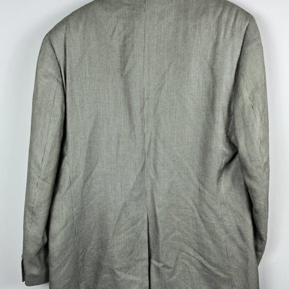 Chaps Mens 44L Silk Tan Long Sleeve Blazer - Picture 3 of 5